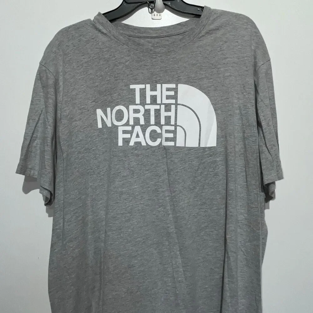 The North Face Men's Gray Heather Short-Sleeve Half‎ Dome Crew Neck T-Shirt XXL